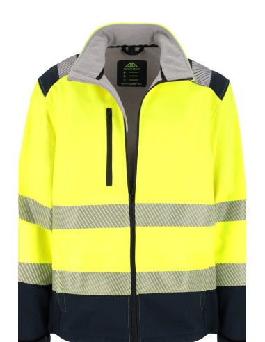 Veste softshell haute visibilité en Ripstop Stellar