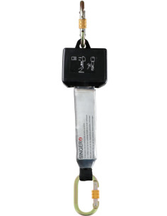 Longe rétractable avec carter enrouleur 2.50m ARAPRO