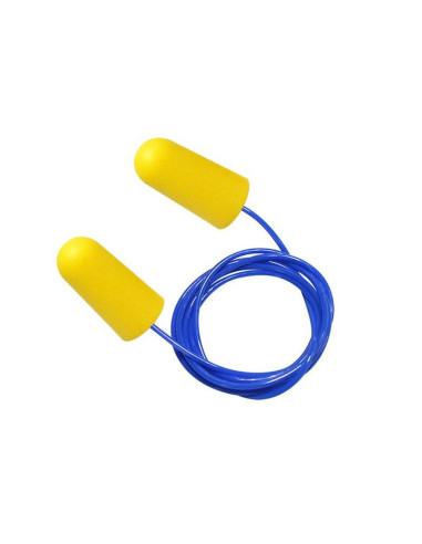 Bouchons d'oreilles PU avec cordon SNR 38 dB - E785