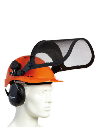 Casque forestier complet avec visière grillagée FOREST1