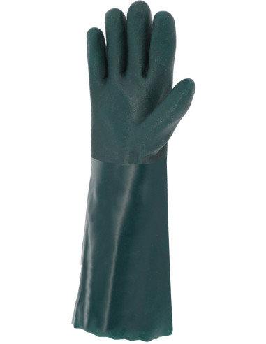Gants de protection PVC contre les risques  chimiques PVC304595