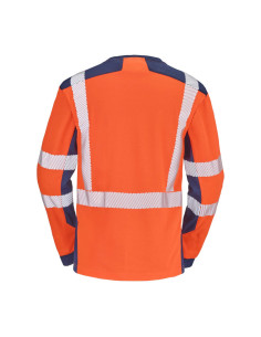 Tee-shirt haute visibilité manches longues éco-responsable BARRANI 2