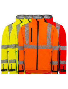Softshell haute visibilité à manches amovibles HIMALAYA