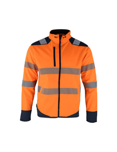 Veste softshell été haute visibilité légère AUTHENTIC LED