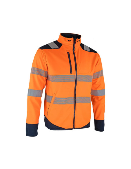 Veste softshell été haute visibilité légère AUTHENTIC LED
