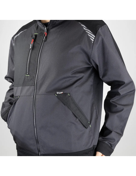 Veste de travail zippée bicolore CYCLOPE