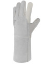 Gants soudeur en cuir croûte de bovin manchette 15cm 51GS15
