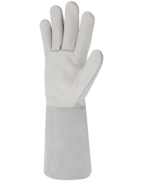 Gants soudeur en cuir croûte de bovin manchette 15cm 51GS15