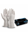 Boîte de 100 gants jetables en latex poudré D1620