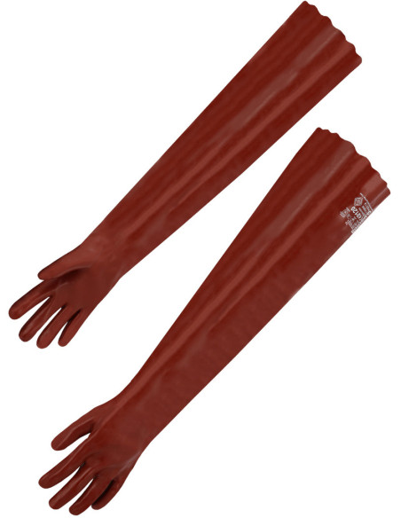 Gants en PVC tout enduit 72 cm PVC775