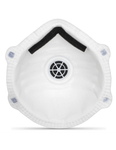 Boîte de 10 masques à coque jetables FFP2 NR D avec valve - R21