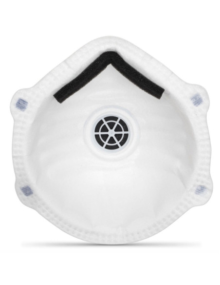 Boîte de 10 masques à coque jetables FFP2 NR D avec valve - R21