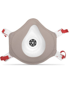 Boîte de 10 masques à coque jetables FFP3 NR D avec valve - R31 2