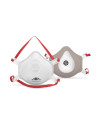 Boîte de 10 masques à coque jetables FFP3 NR D avec valve - R31