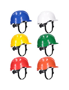 Casque non ventilé en HDPE avec jugulaire HD9
