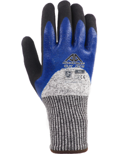 Gants anticoupure niveau D double enduction 3/4 C3180 2