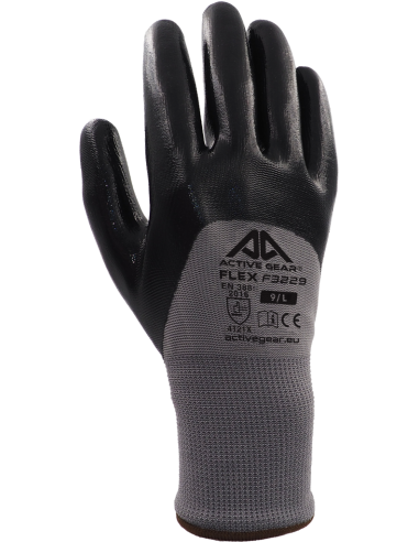 Gants de manutention enduit 3/4 nitrile lisse FLEX F3230