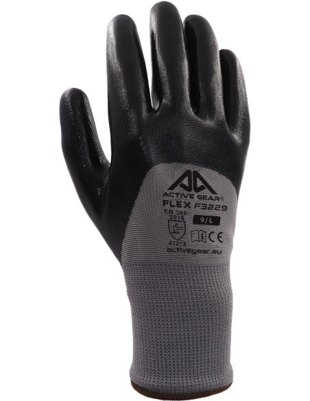 Gants de manutention enduit 3/4 nitrile lisse FLEX F3230