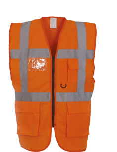 Gilet haute visibilité 100% polyester EXEC YOHVW801