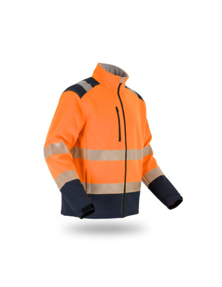 Veste softshell haute visibilité en Ripstop Stellar